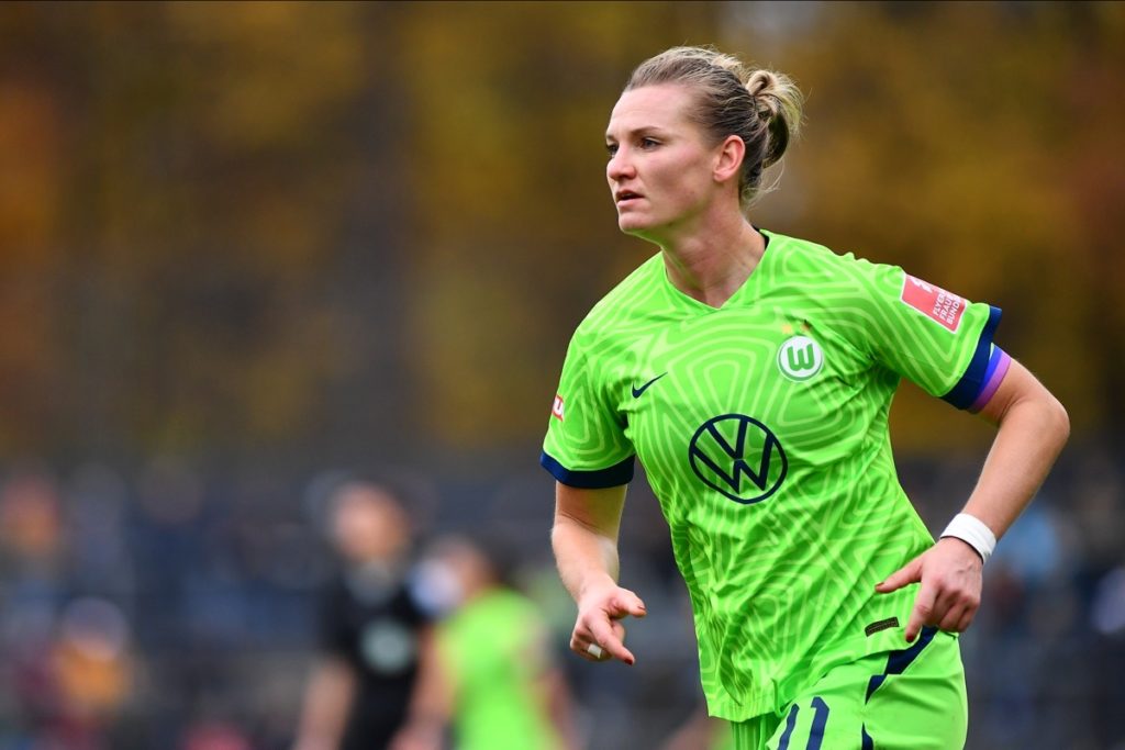 Alexandra Popp vom Bundesligaclub VfL Wolfsburg der Frauen (Copyright depositphotos.com / vitaliivitleo)