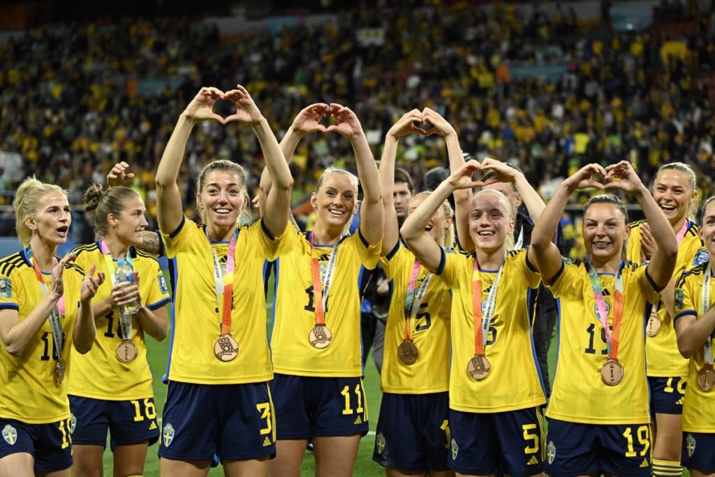 Schweden gewinnt das Spiel um Platz 3 gegen Australien mit 2:0 in Brisbane am 19.8.2023Copyright: xPontusxLundahl/TTx FOTBOLLS-VM 2023 SVERIGE-AUSTRALIEN